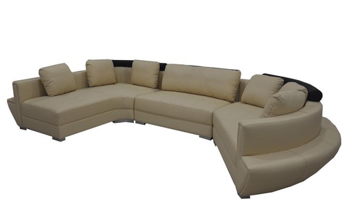 Runde eck sofa mit usb - runde,