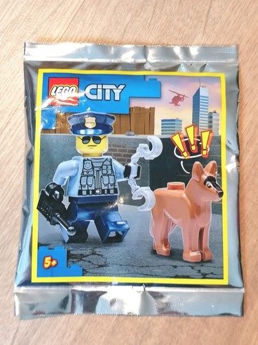 Lego city 952109 polizist - polizist, rex