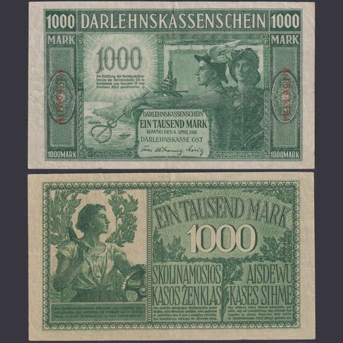 Darlehnskasse ost kowno 1000 - darlehnskasse,