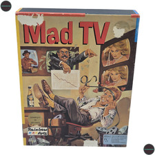 Mad TV IBM PC 3.5 Floppy Spiel Big Box Rainbow Arts 1991 CIB