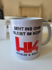 HK, Heckler & Koch, Kaffeebecher, Neu !!!