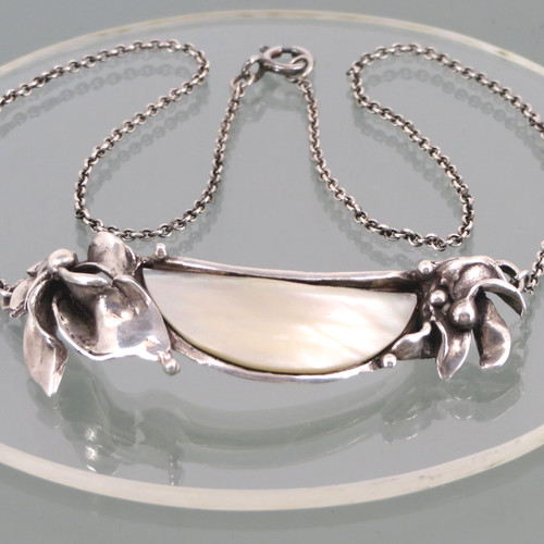 Silber kette perlmutt 925 - silber,