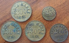 Wertmarken Werth Marken Hotel Claus Grüna Chemnitz Sachsen Notgeld? 