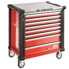 Facom Werkzeugwagen Werkstattwagen 8 Schubfächer bestückt 189-tlg Rot