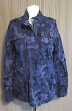 CR 71/10 PECKOTT Damen Jacke Gr. M Damenjacke blau Camouflage Denim Baumwolle 