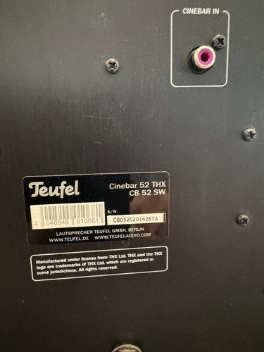 Teufel subwoofer thx - teufel,