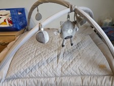 Baby Krabbeldecke Mit Spielebogen Grau Von ROBA