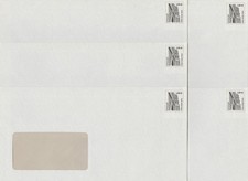 5 verschiedene postfrische Plusbriefe U 13 BX /02