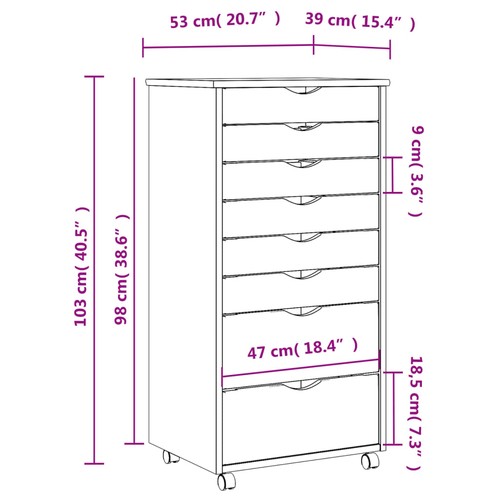Massivholz rollschrank - massivholz,