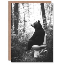 Grußkarte Grizzlybär