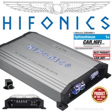 Hifonics 2000 Watt RMS 1-Kanal-Verstärker digital ZXE4000/1 Subwoofer Endstufe