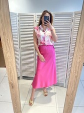 Damen Satin Rock Frauen Rock