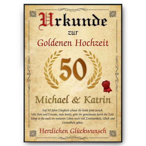 Personalisierte urkunde zum - personalisierte,