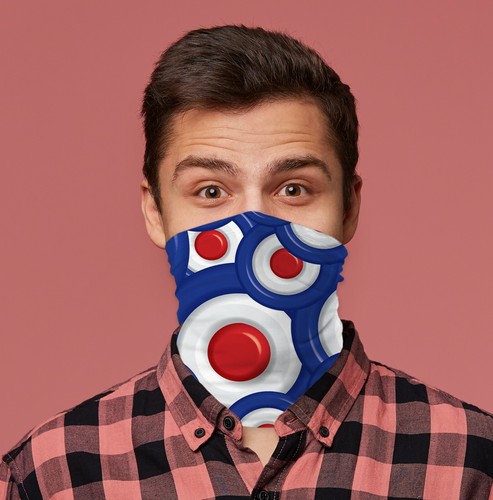 Schal gesichts maske - gesichts, 3d