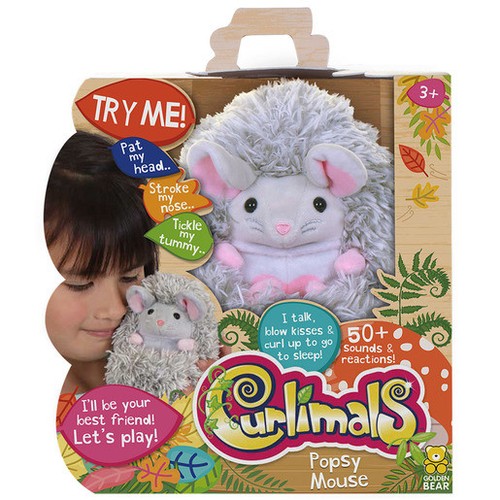 Curlimals popsy mouse - popsy,