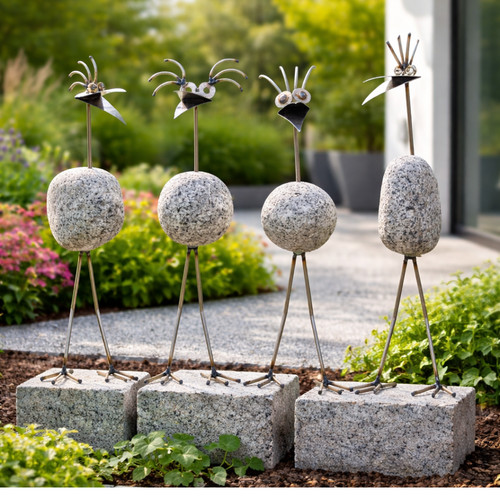 Steinvogel aus granit und - granit,