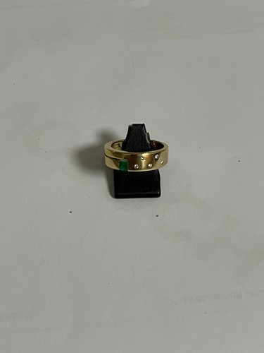 Damenring gold 585 mit smaragd