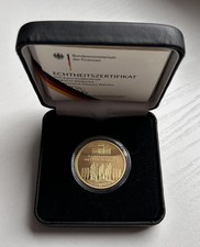 100 € Goldmünze 2013: UNESCO-Welterbe Gartenreich Dessau-Wörlitz Mzz. D st