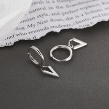 Creolen mit Anhänger Dreieck