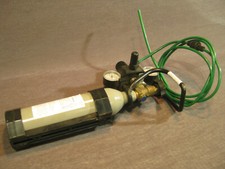 Gasflasche CO 2 Kohlendioxyd  Aquarium Flora  Flasche 30 cm > Leer mit Armartur