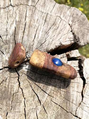 Kettenanhänger holz zwei - holz,,