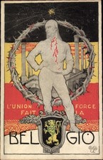 Wappen CPA Union Force fait la Belgio - 4920184