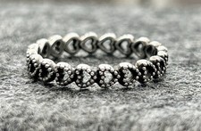 Pandora Herz-Kranz-Ring, 925er Silber, Gr. 52