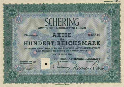 Schering berlin 1938 asche - berlin,