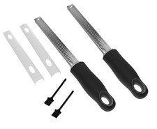 2x Zitronenreibe Edelstahl