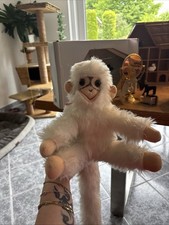 Plüschtier DDR Stofftier  Vintage Kuscheltier Affe Sehr Alt