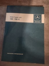 Mercedes W201 190 + 190E - Reparaturhandbuch Werkstatthandbuch ab Bj. 1982 Org.