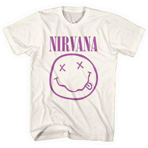 Nirvana purple happy face - nirvana,