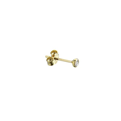 Single ohrstecker gold 333er - ohrstecker,