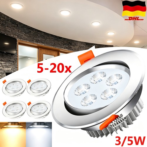 20x led einbauleuchte 5w - 5-20x,