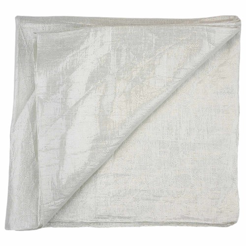 Baumwolltuch lurex silber - baumwolltuch,