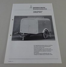 Prospektblatt Magirus-Deutz