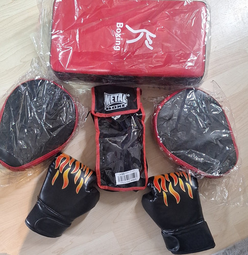 Metal boxe boxhandschuhe - boxe, set