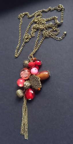 Kette xxl vintage boho - xxl, altgold