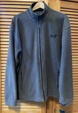 Jack Wolfskin Fleecejacke Herren Gr L Grau