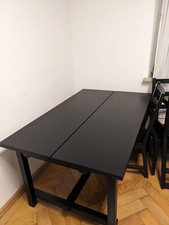 Schwarzer Großer Tisch IKEA