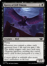 x4 Raven of Fell Omens OTJ MTG
