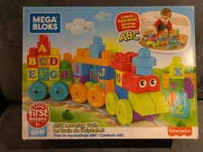 MEGA BLOKS Erster Zug ABC Buchstaben Bausteine Lernspielzeug fisher-price