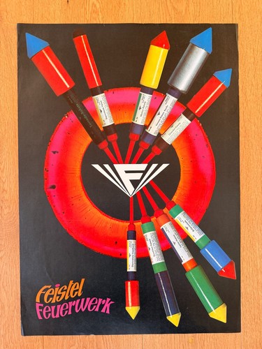 Altes feistel feuerwerk poster - feistel,