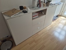 Kommode mit 5 Schubladen  Schubladenschrank  Größen 180 X40x94cm Weiß Neu