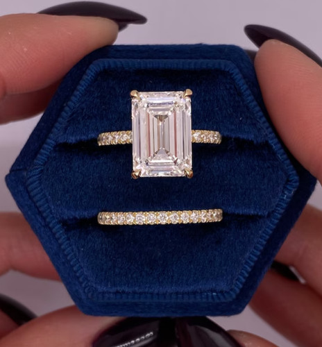 Damen ehering set - in, karat