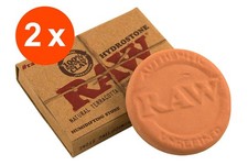 RAW 2 x Hydrostone Tabakbefeuchter aus Terracotta-Ton | Tobacco Humidifier