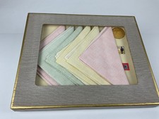 Vintage Halbleinen Tischdecke