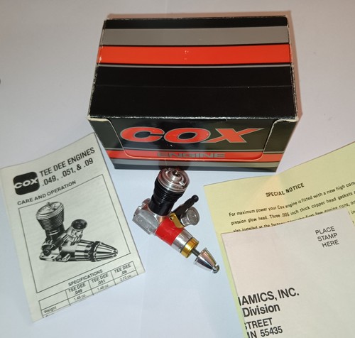 Cox 051 rennmodellflugzeug - td,