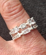 925 Silber Damen Ring mit