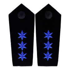 Schulterklappen 3 Sterne blau